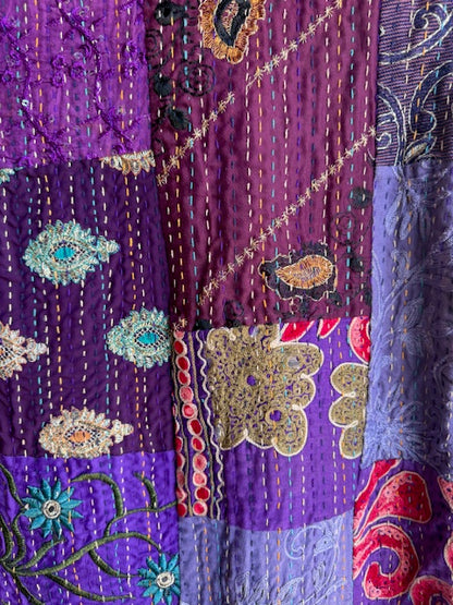 PURPLE CHAGALL ZIP JACKET