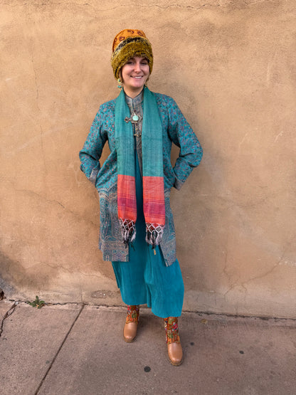 KASHMIRI WOOL BROCADE COAT