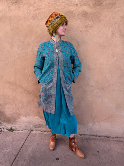 KASHMIRI WOOL BROCADE COAT