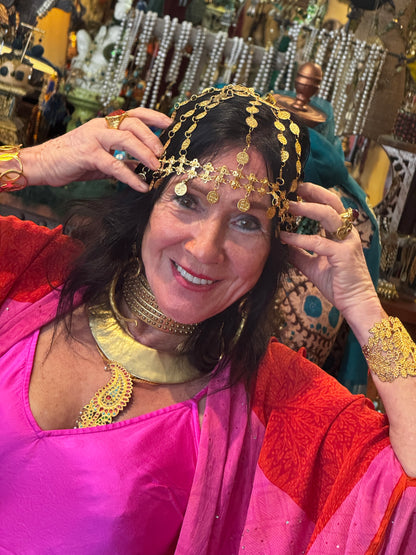 GOLD CLEOPATRA CAP