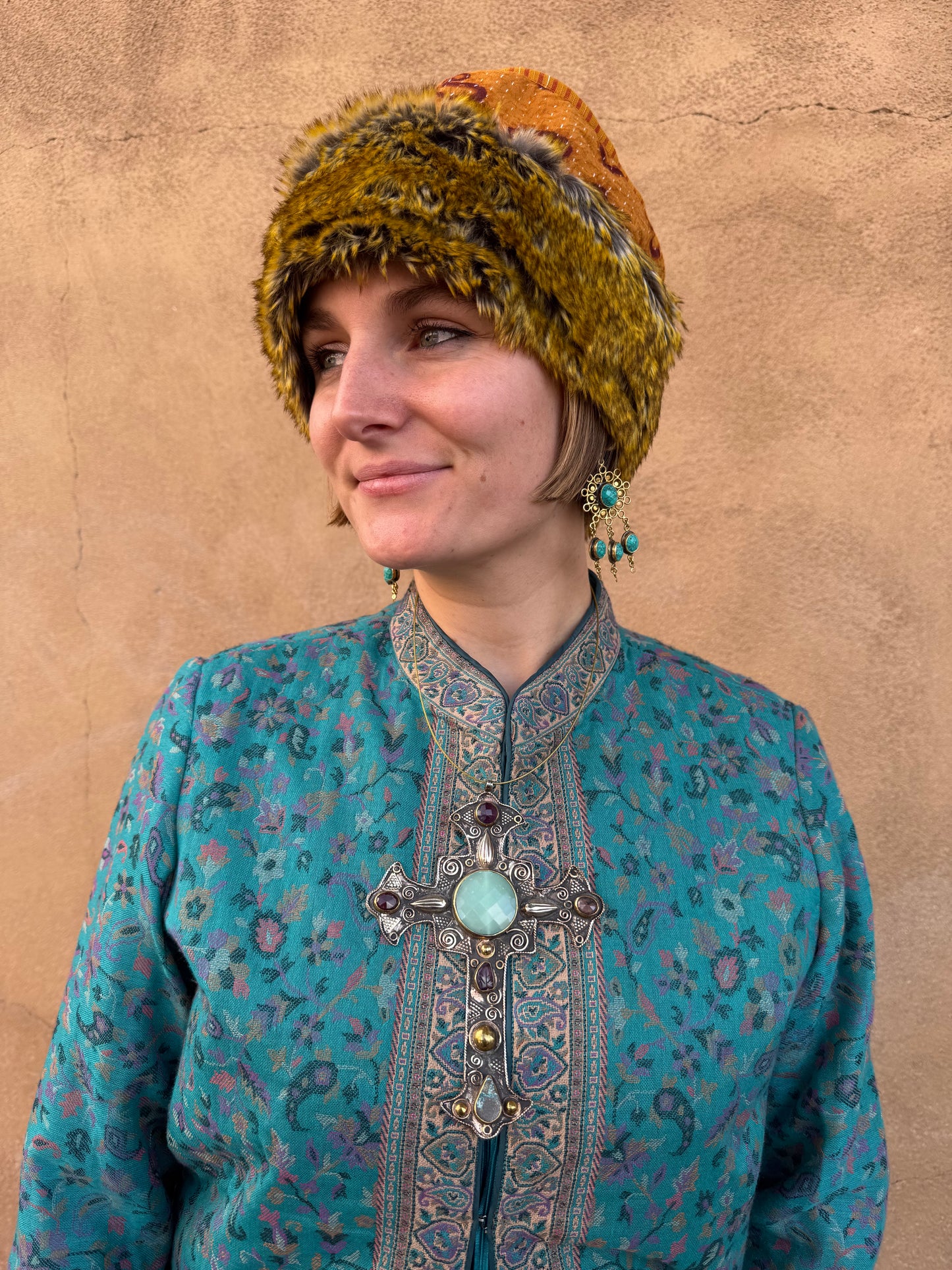 KASHMIRI WOOL BROCADE COAT