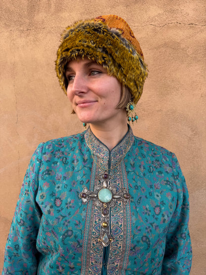 KASHMIRI WOOL BROCADE COAT