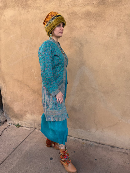 KASHMIRI WOOL BROCADE COAT
