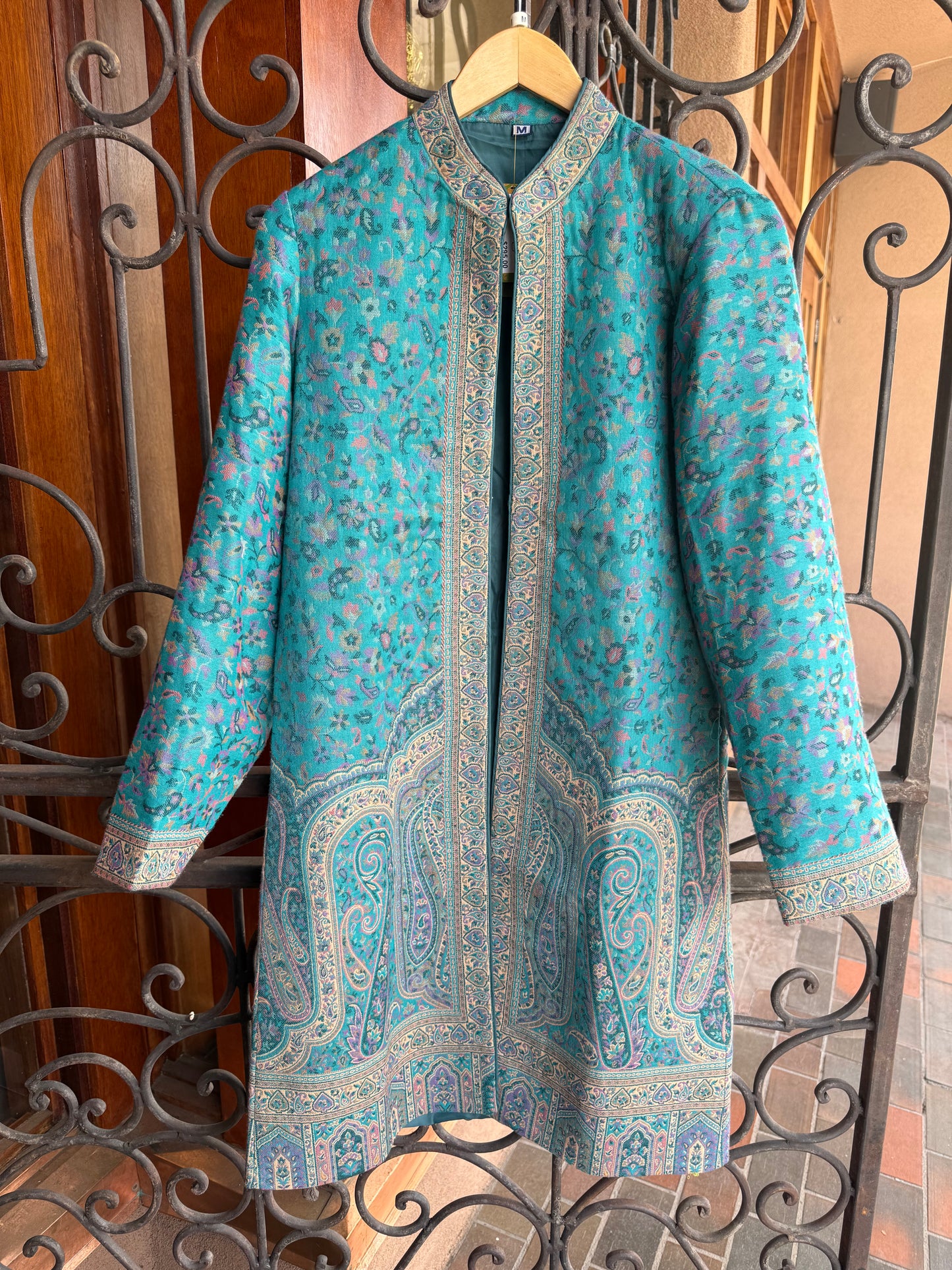 KASHMIRI WOOL BROCADE COAT