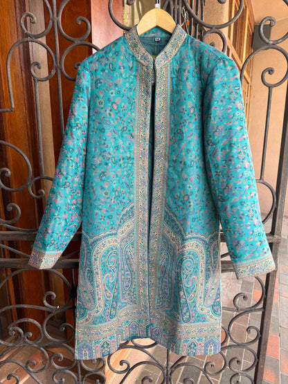 KASHMIRI WOOL BROCADE COAT
