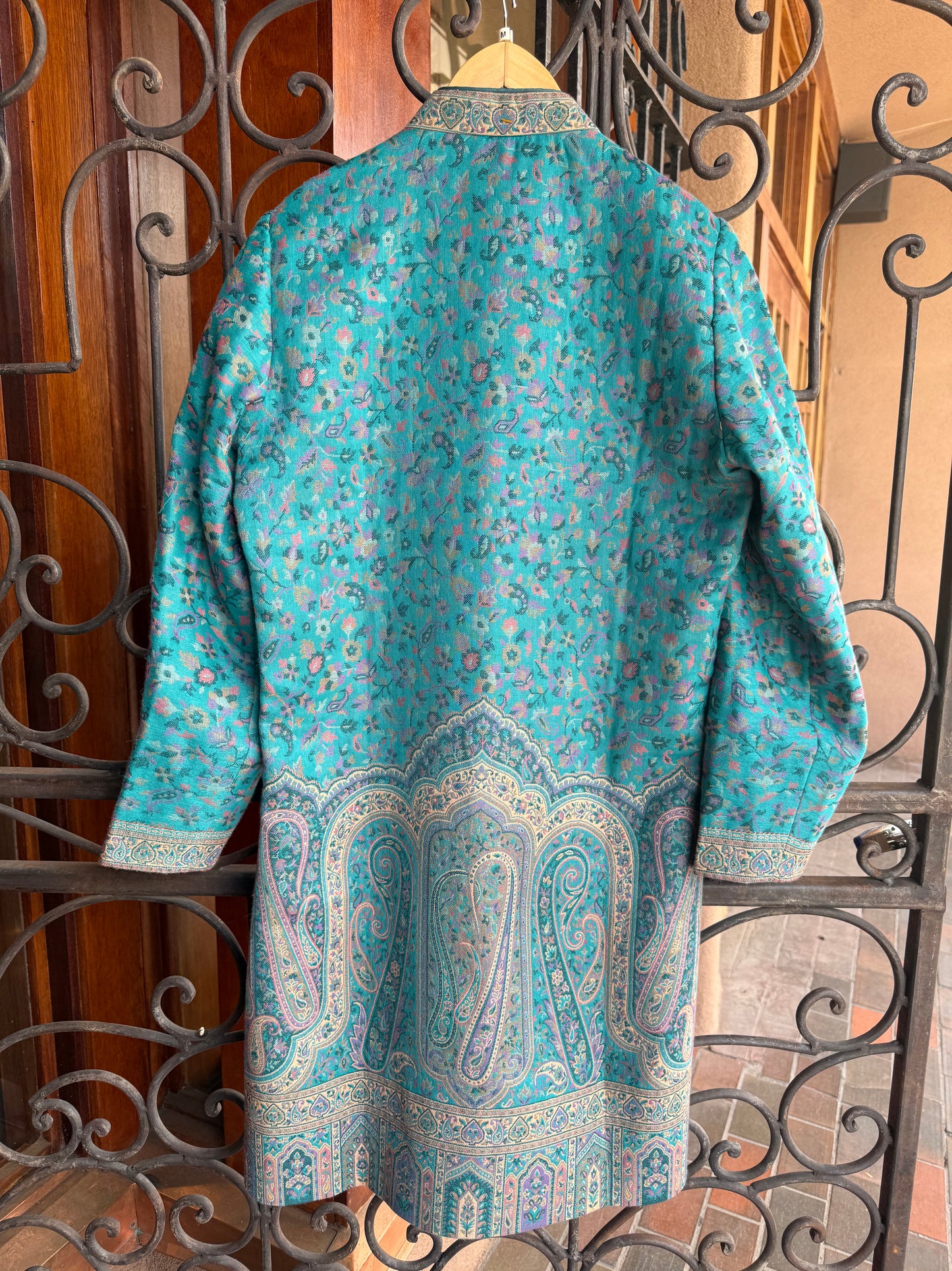 KASHMIRI WOOL BROCADE COAT