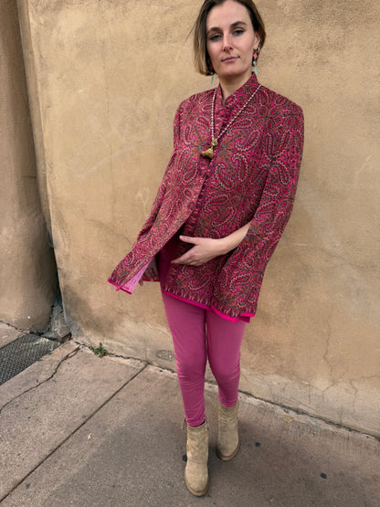 KASHMIR EMBROIDERED CAPE