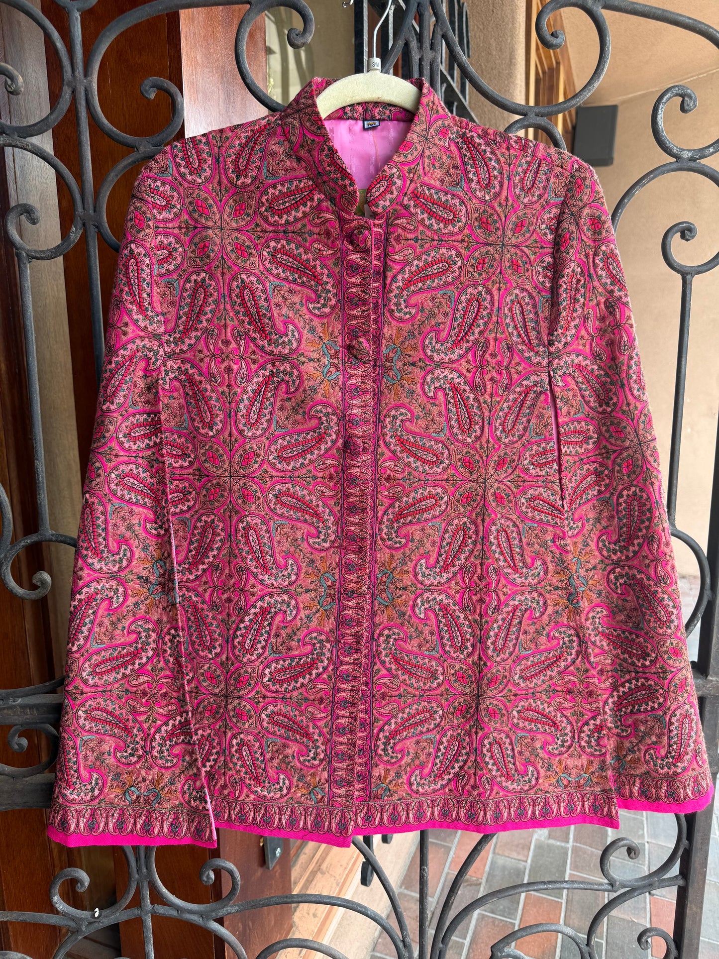 KASHMIR EMBROIDERED CAPE