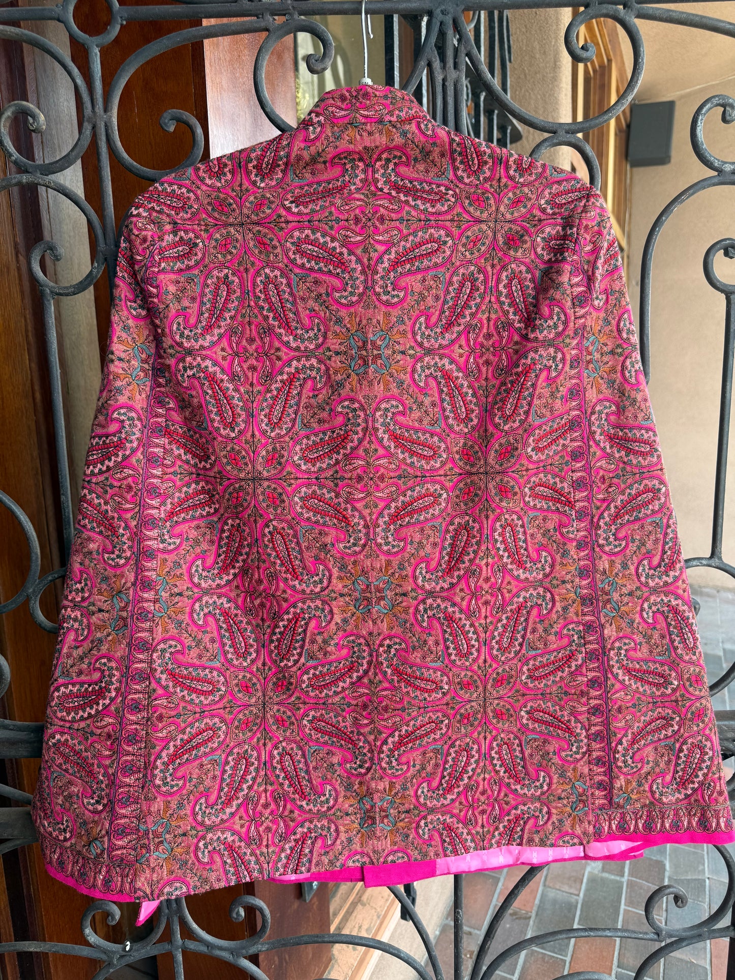 KASHMIR EMBROIDERED CAPE