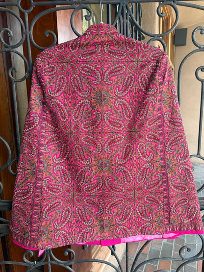 KASHMIR EMBROIDERED CAPE