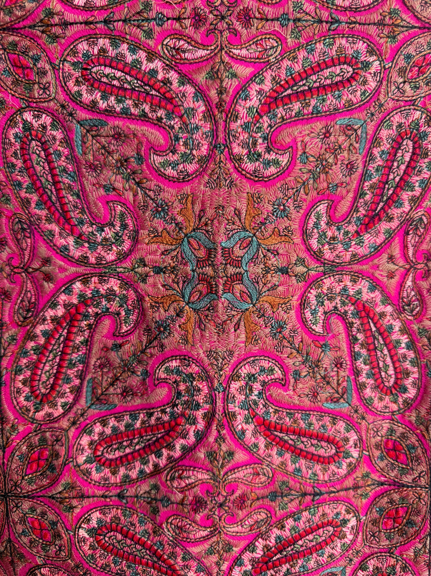 KASHMIR EMBROIDERED CAPE