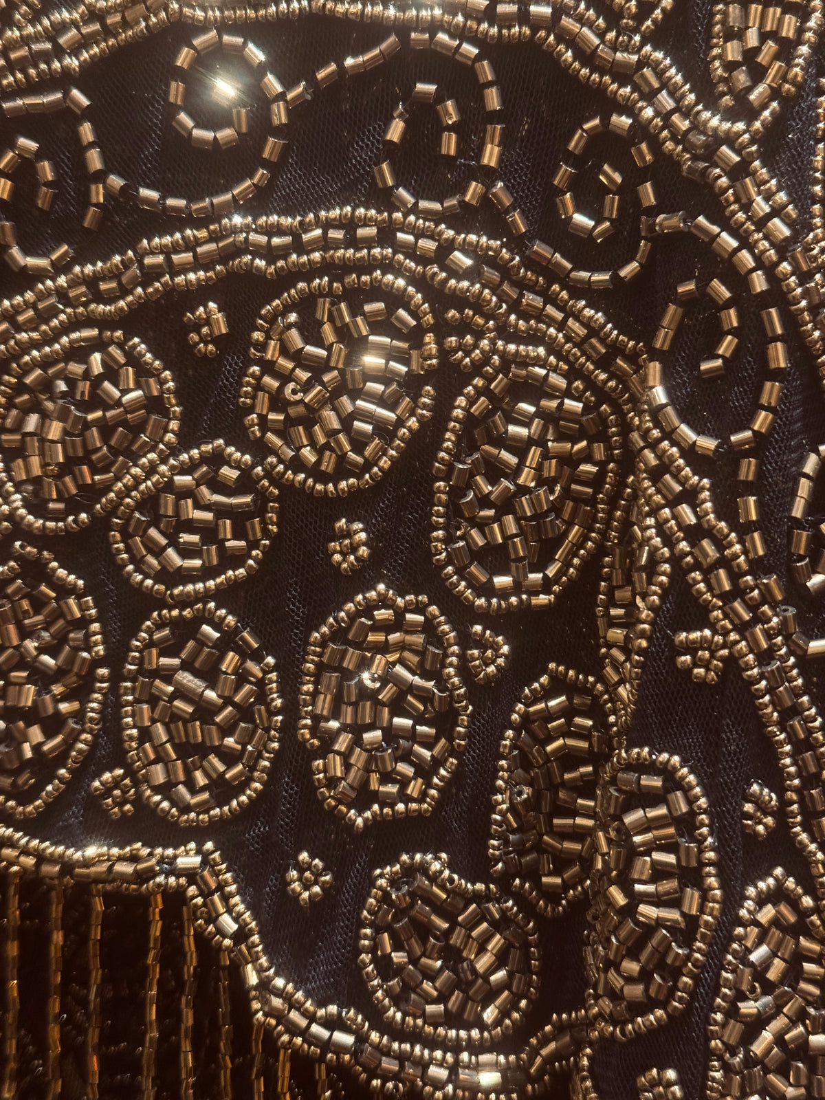 FRINGE BEADED CAPELET