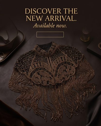 FRINGE BEADED CAPELET