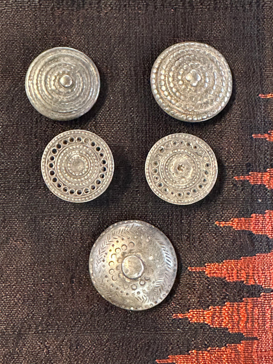 RABARI TRIBAL SILVER EAR GAUGES