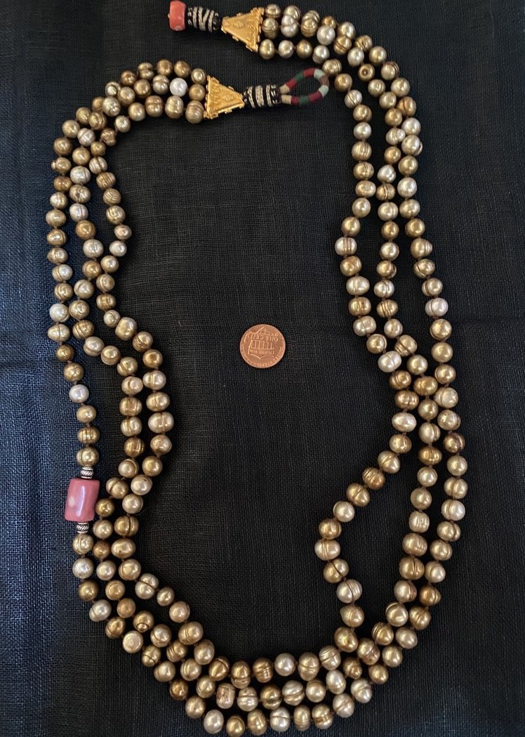 Knotted Dirty Pearls Necklaces Andrea Serrahn Serrahna