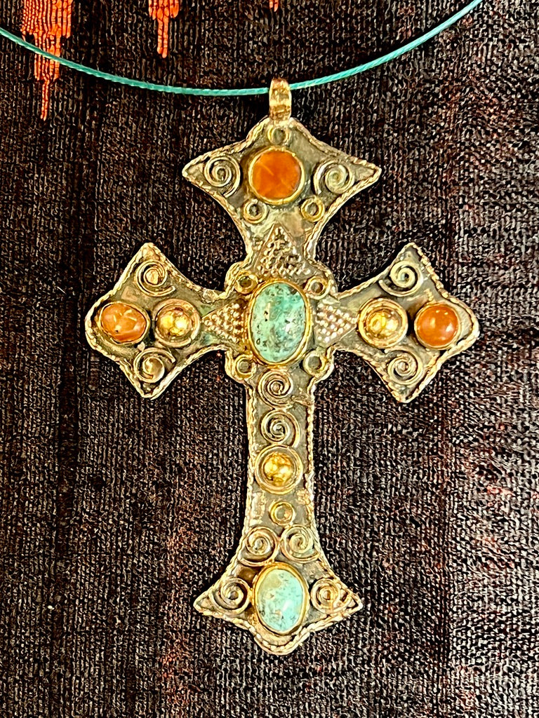 GEM STUDDED CROSSES - Small & Medium