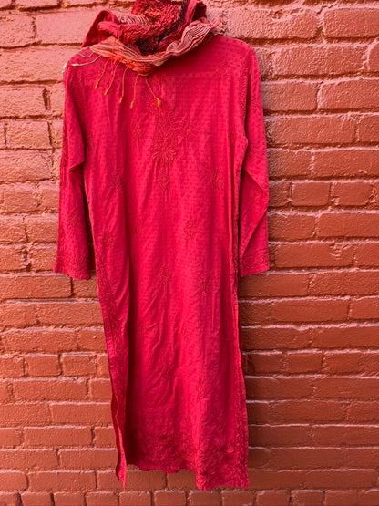 MAXI KURTI EMBROIDERED