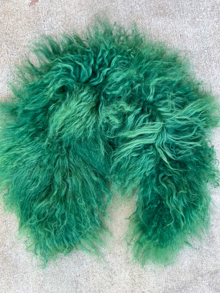 MONGOLIAN LAMB FUR COLLAR