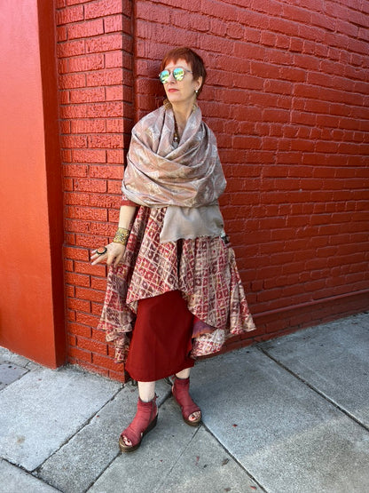 AZEEZA COAT DRESS DIVINE DESERT ROSE