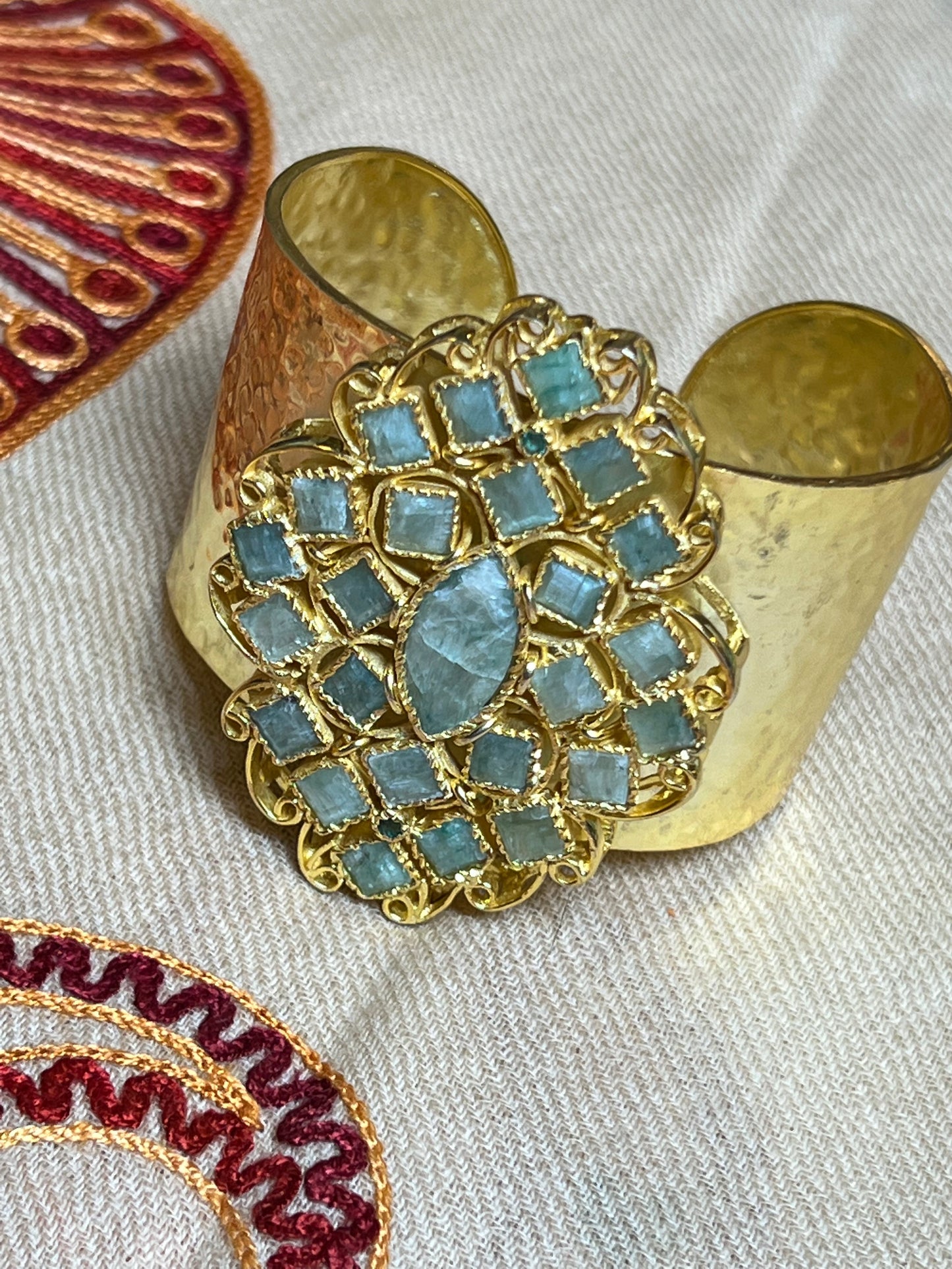 AMAZONITE MOSAIC CUFF