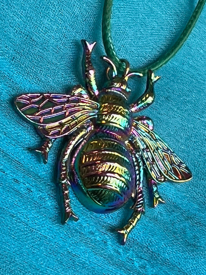 Electric Iridescent insect earrings necklaces silk resin post Andrea Serrahn Serrahna