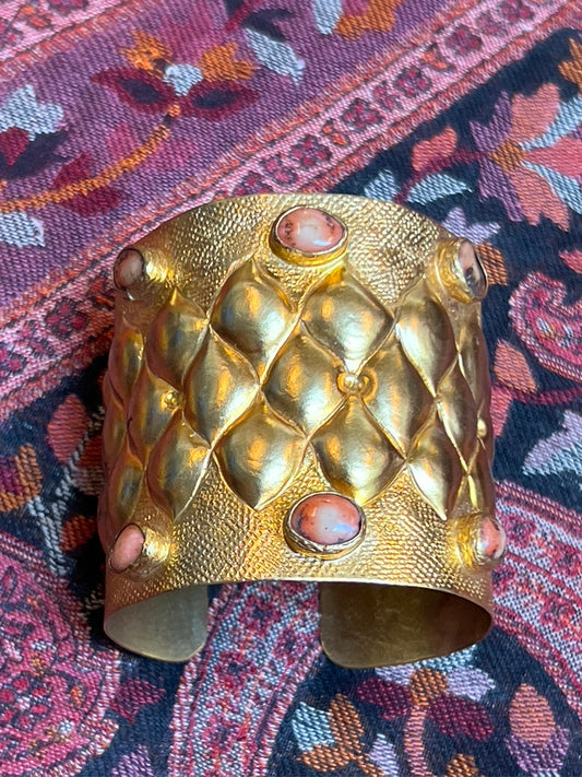 CORAL QUILTED CUFF