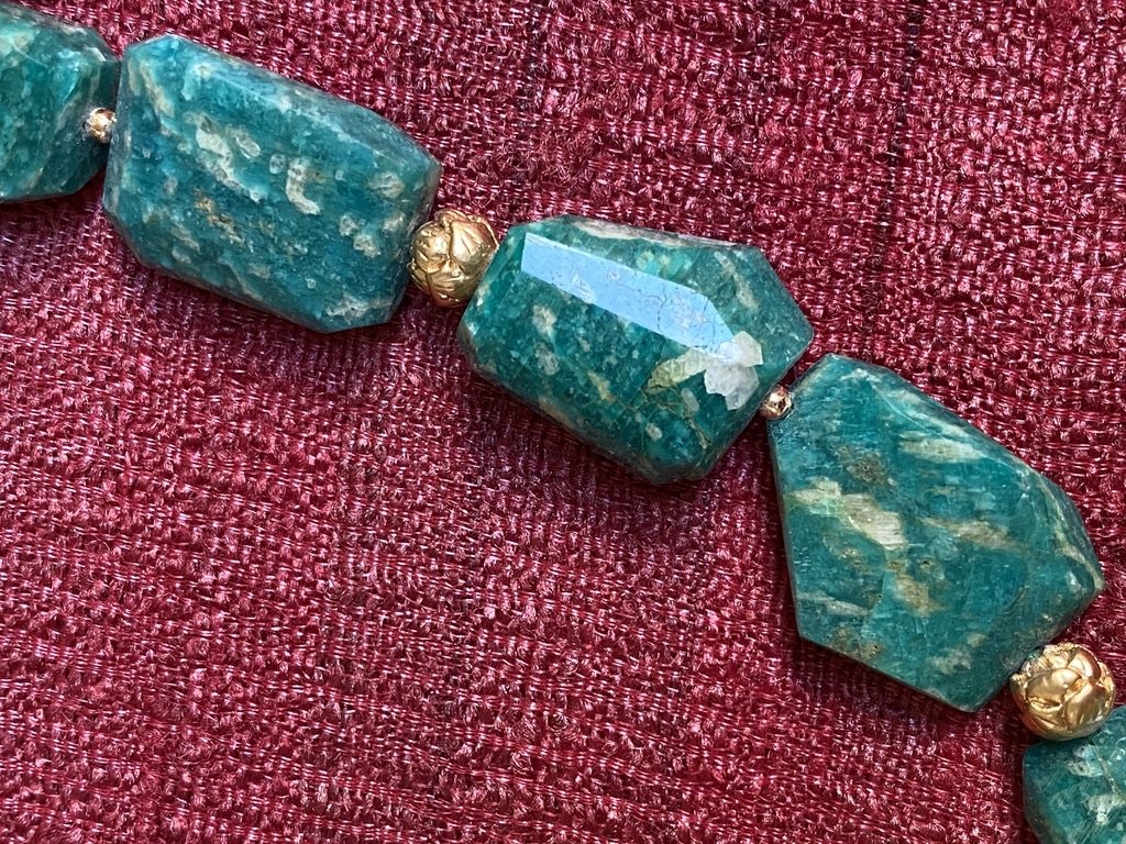 Amazonite Tibetan Coral Turquoise necklaces Andrea Serrahn Serrahna