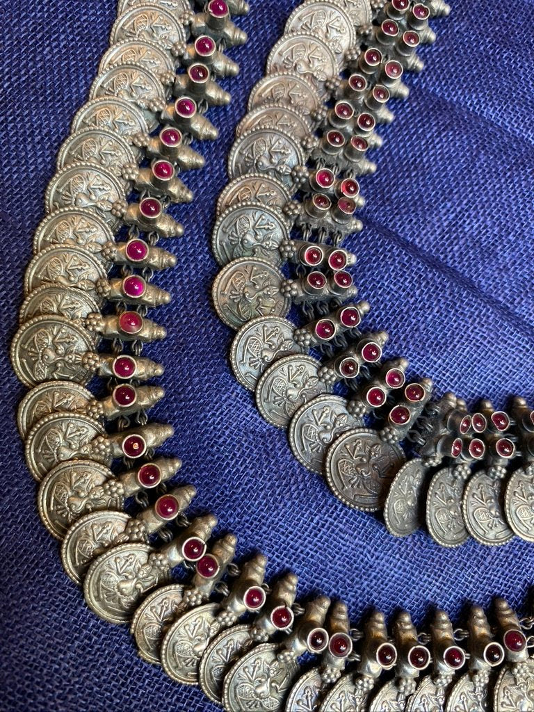 Tribal silver Rajasthani 925 sterling oxidized deity Andrea Serrahn Serrahna