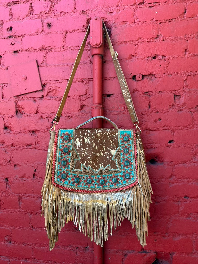 EXQUISITELY BEADED APPALOOSA BAG