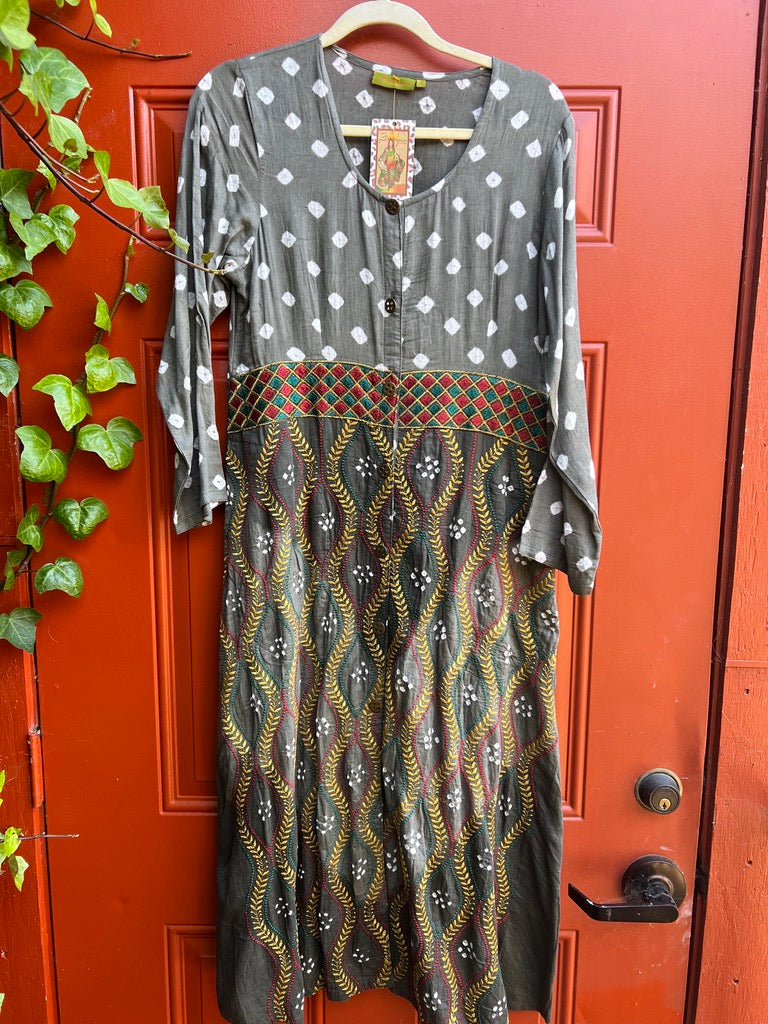 LORELEI DRESS - BANDHANI & BROCADE