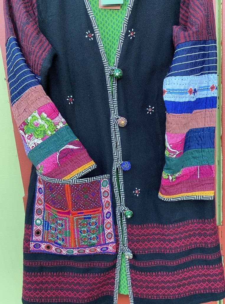 Tribal chic coat Andrea Serrahn Serrahna
