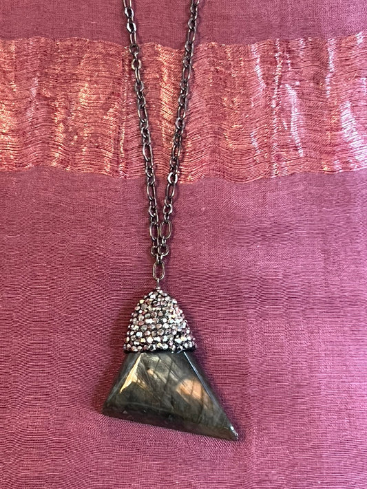 LABRADORITE SPARKLE NECKLACE