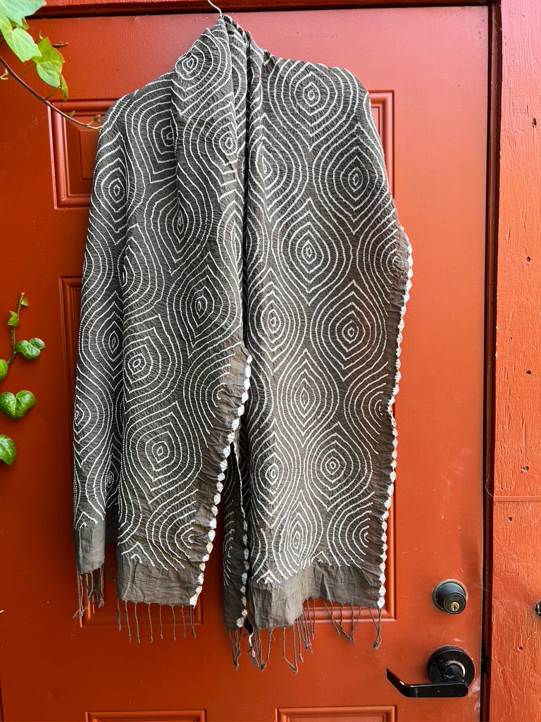 COTTON BANDHANI STOLE
