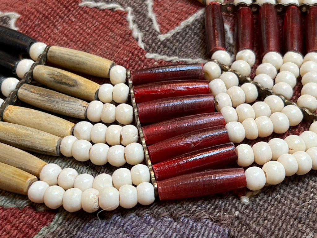 WOOD & RESIN MULTI-STRAND NECKLACE