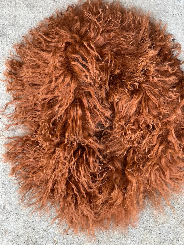 MONGOLIAN LAMB FUR COLLAR