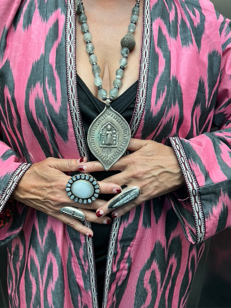 KARNI MATA VINTAGE SILVER PENDANT