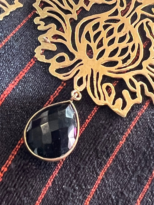 FLORENTINE LACE SPINEL EARRINGS