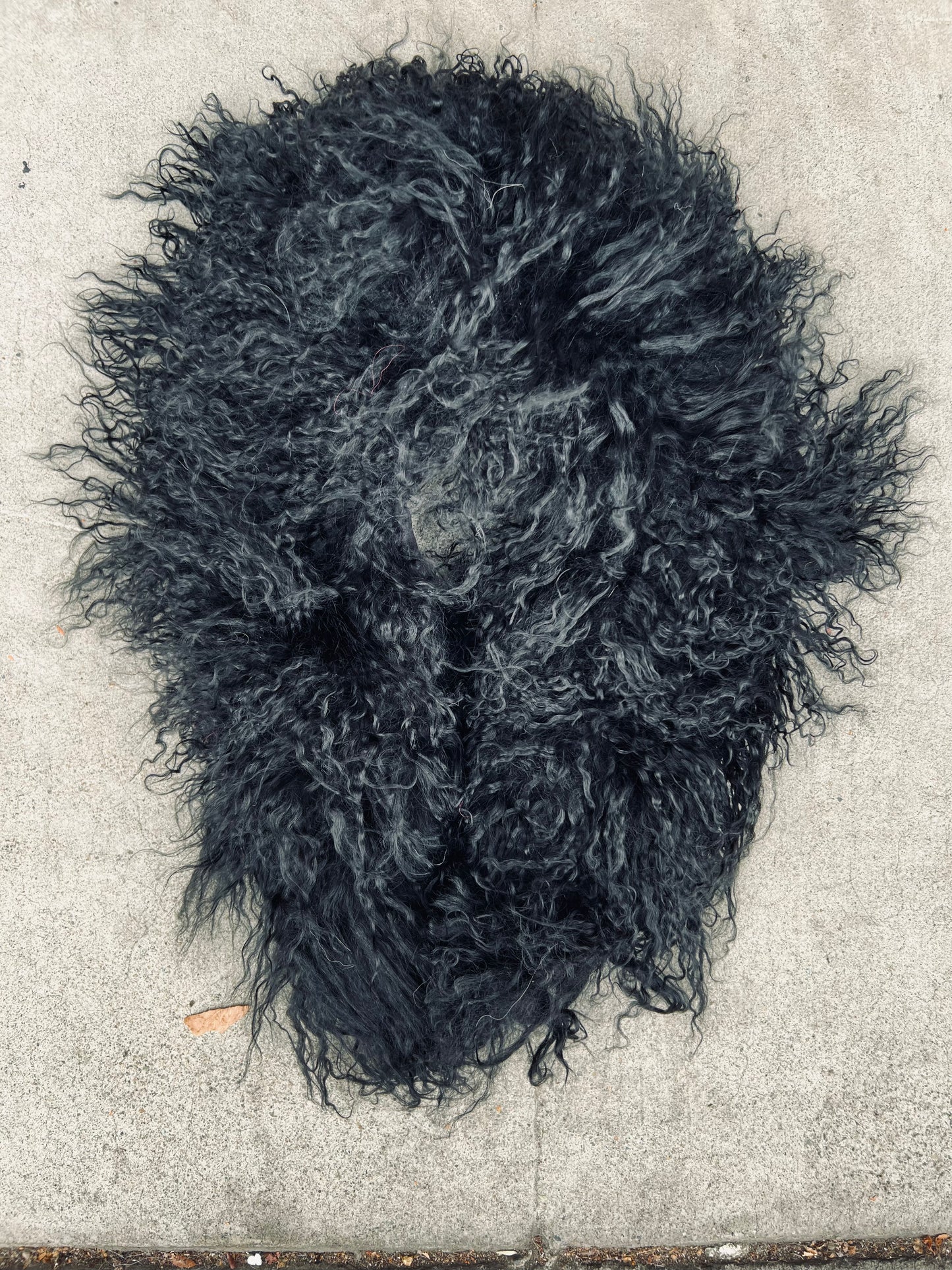 MONGOLIAN LAMB FUR COLLAR