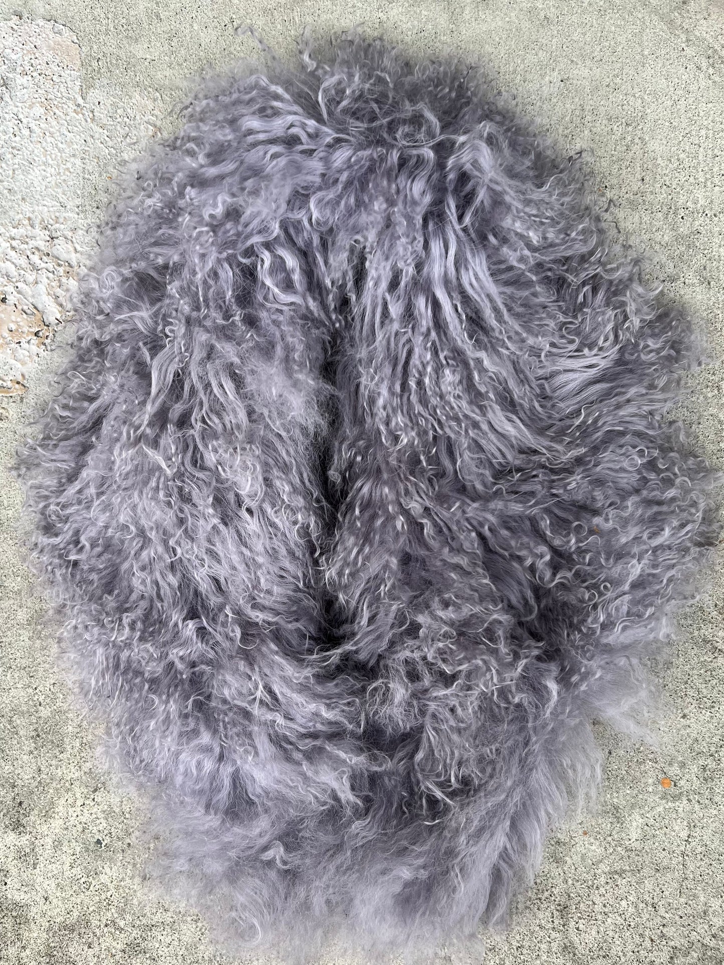 MONGOLIAN LAMB FUR COLLAR